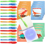 Invisible Ink Pen and Notebook Pack 16 Dinosaur Party Favors for