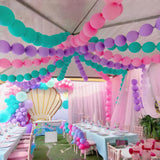 Purple Quick Linking Balloons, 100PCS 6 Inch Purple Link Balloons for