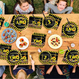 50 Guests Construction Birthday Plates and Napkins Forks Party