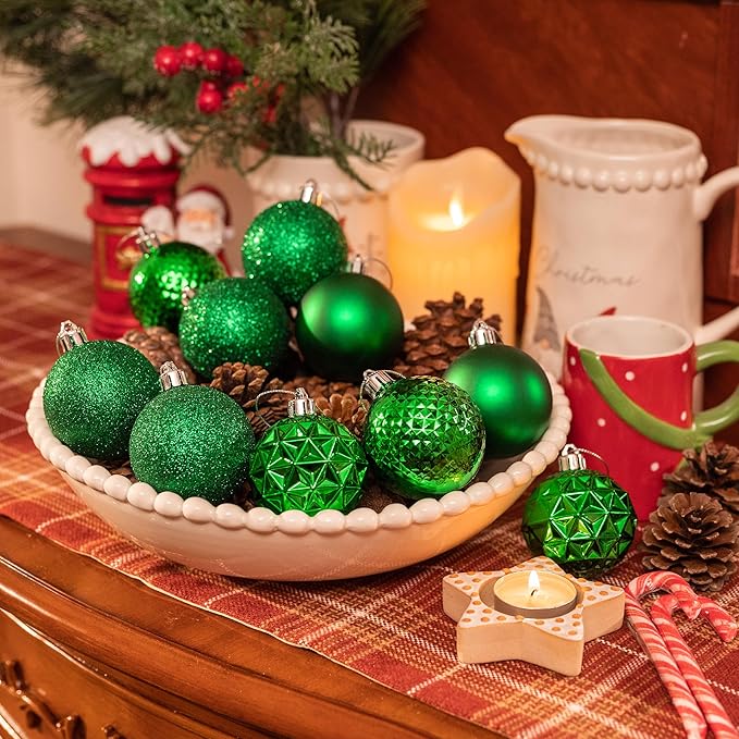 Valery Madelyn Christmas Tree Decorations Ornament Set, 50ct 2 Inches