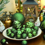 XmasExp 24ct Christmas Ball Ornaments Shatterproof Christmas