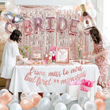 Bachelorette Party Decorations Kit Rose Gold Bridal Shower Bride