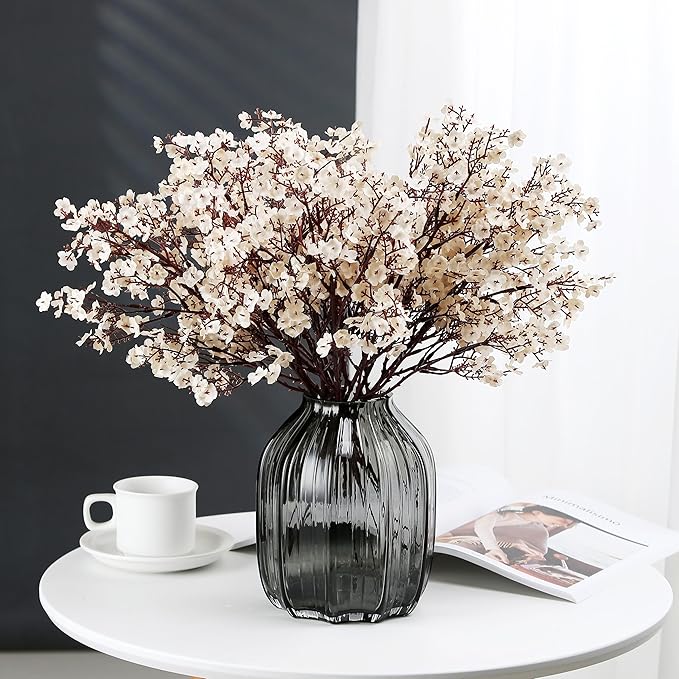 JAKY-Global Fake Fall Flowers Artificial for Decoration Faux Silk