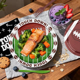 Football Party Decorations Tableware 168pcs Football Plates and