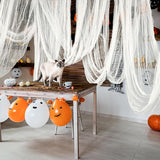 600 x 85 Creepy Cloth Large White Halloween Spooky Fabric Cloth