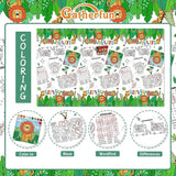 2 Pack Safari Jungle Theme Kids Coloring Paper Tablecloth