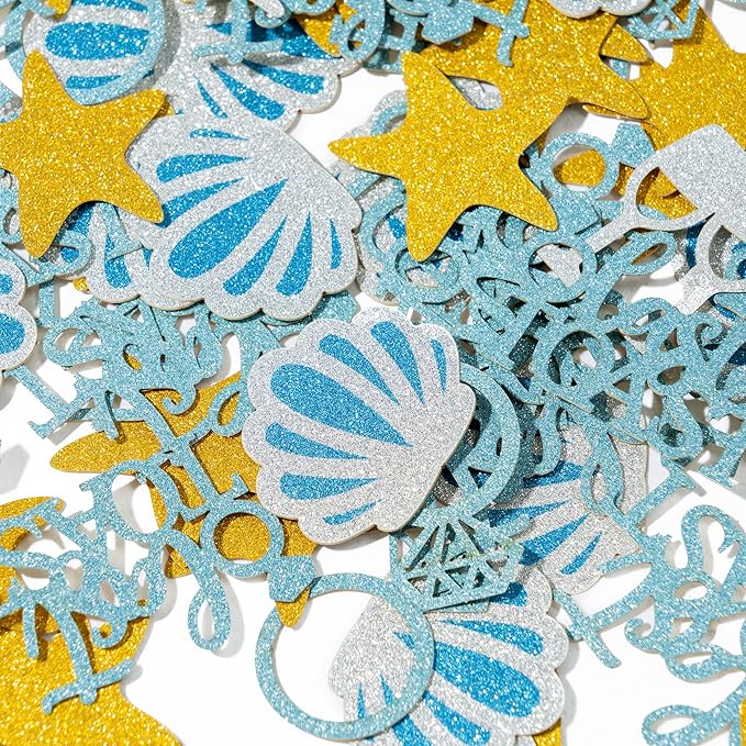 BeYumi Beach Bachelorette Table Confetti - 300Pcs Last Toast on the