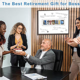 Framed Black Retirement Decorations Guest Book for Men/Women