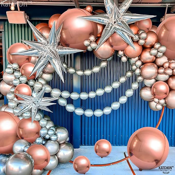 KatchOn, Big Rose Gold Balloons - 22 Inch, Pack of 14 | Rose Gold