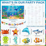Under the Sea Party Decorations 98Pcs Ocean Theme Birthday Party