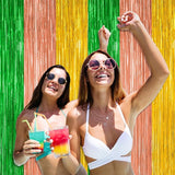 12 Pack Hawaiian Party Decorations, 3.28 FT x 7.05 FT Luau Party