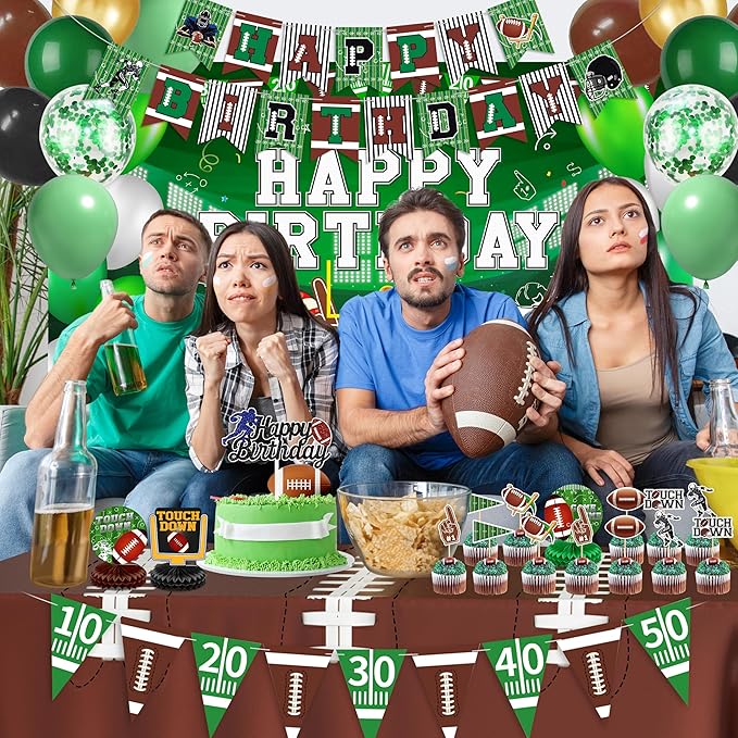 Football Birthday Party Decorations Superbowl Football Party