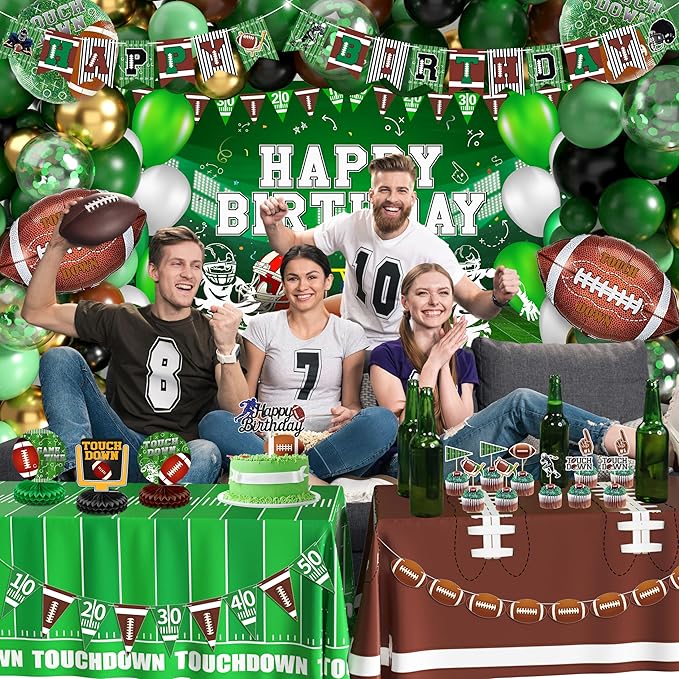 Football Birthday Party Decorations Superbowl Football Party