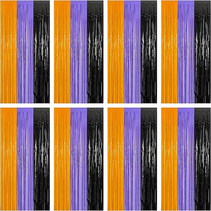 8 Pack Halloween Decorations Indoor, 3.28 FT x 7.05 FT Party