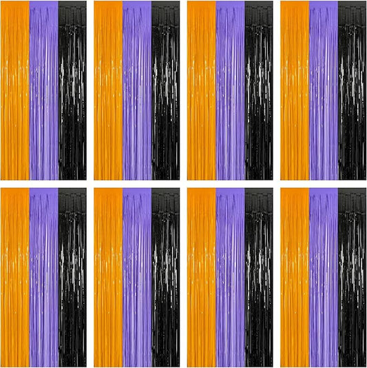 8 Pack Halloween Decorations Indoor, 3.28 FT x 7.05 FT Party