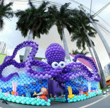 Purple Quick Linking Balloons, 100PCS 6 Inch Purple Link Balloons for
