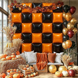 Big 22 Inch Black and Gold Balloons Pack of 6 Black and Gold