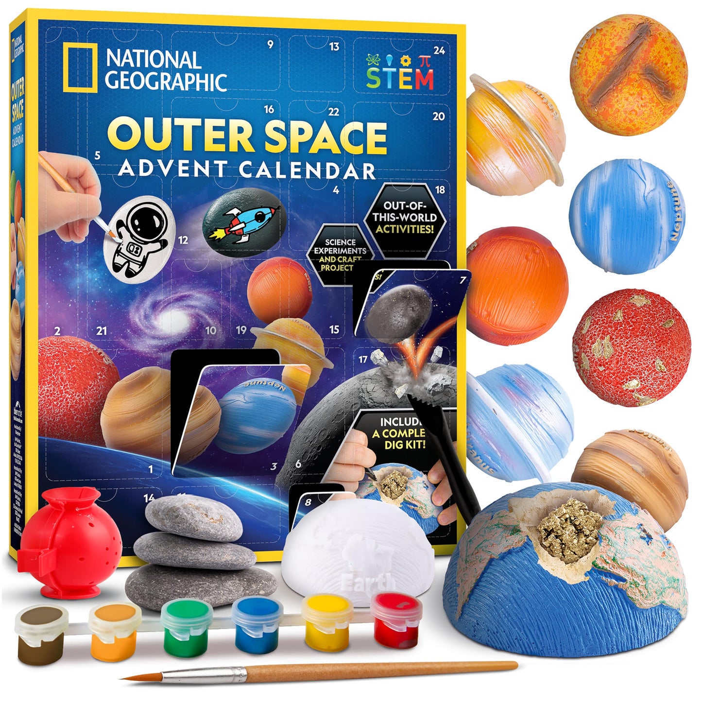 NATIONAL GEOGRAPHIC 2026 Outer Space Advent Calendar – Countdown