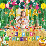 Hawaiian Luau Party Decorations Tropical Aloha Summer Beach Party