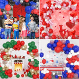 Amandir 153 Pcs Red Balloons Arch Garland Kit, Different Sizes 18 12