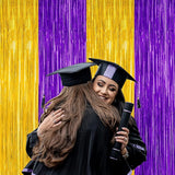 2 Pack Graduation Backdrop, 3.28 FT x 7.05 FT Grad Party Decorations