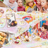 120PCS Unicorn Party Supplies Set Serves 30 Guests Including Unicorn