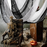Alpurple 10 Pcs Halloween Creepy Cloth, 30 x 72 Inch Scary Spooky