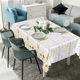 QZYL 2 Pack Easter Tablecloth Disposable, 54" x 108" Easter