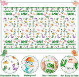 Dinosaur 1st Birthday Party Tablecloths 3Pcs One A Saurus Party
