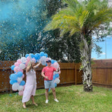 PrimePure Gender Reveal Confetti Cannon - Biodegradable Powder &
