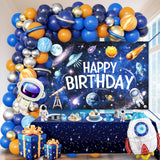 Outer Space Birthday Decorations for Boys,Party Decor Supplies Boy