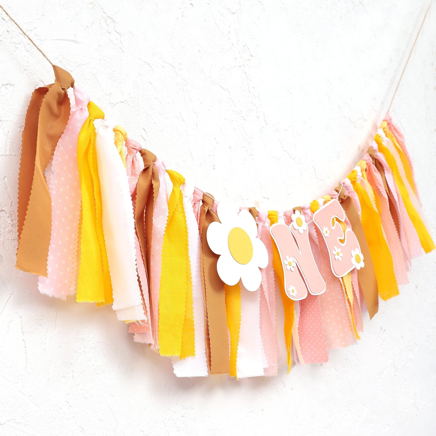 Groovy One First Birthday High Chair Banner - Baby Shower, Hippie