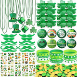 188Pcs St Patrick's Day Accessories Party Favor Set Necklaces