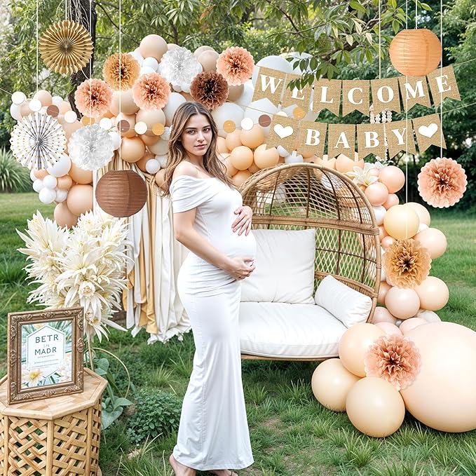 Boho Baby Shower Decorations 15 Pcs Gender Neutral Baby Shower