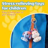 Party Favors for Kids 24PCS Safari Animal Cute Squishy Keychains