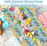 96 Pcs Hello Summer Beach Party Plates Napkins Tableware Set End of