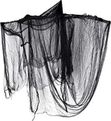 Whaline Halloween Black Creepy Cloth 197 x 87 Inch Spooky Gauze