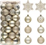 Valery Madelyn Christmas Tree Decorations Ornament Set, 50ct 2 Inches
