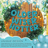 Fulmoon Set of 3 Pre Strung Older Wiser Hotter Glitter Banner Funny #1