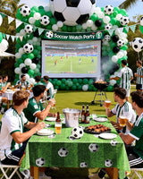 Pureegg Soccer Party Decorations 2026 Plastic Tablecloth Disposable