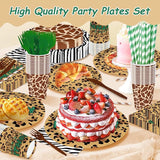 168PCS Mouse Safari Party Supplies for Kids Boys Girls Cartoon