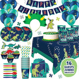 ecoZen Dinosaur Birthday Party Decorations Jurassic Park Themed