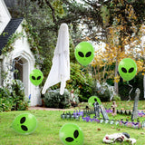 65Pcs Alien Balloons Green Alien Party Latex Balloons UFO