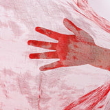 Halloween Red Bloody Creepy Cloth 500 x 87 inch Spooky Gauze Cloth