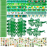 58Pcs St Patricks Day Party Favors with Shamrock Necklaces Glasses