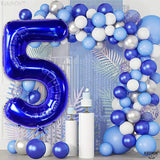 KatchOn, Navy Blue Number 5 Balloon - Big, 40 Inch | 5th Birthday