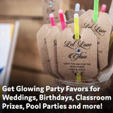 PartySticks Glow Sticks Party Supplies 1000 pack - 8 Inch Glow in The
