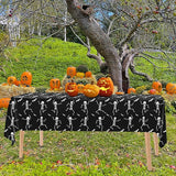 6 Packs Disposable Halloween Tablecloth 54 x 108 Plastic Waterproof