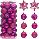 Valery Madelyn Christmas Tree Decorations Ornament Set, 50ct 2.36 #5