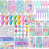 Bluegogo 132 Pcs Mermaid Party Favors Mermaid Birthday Party